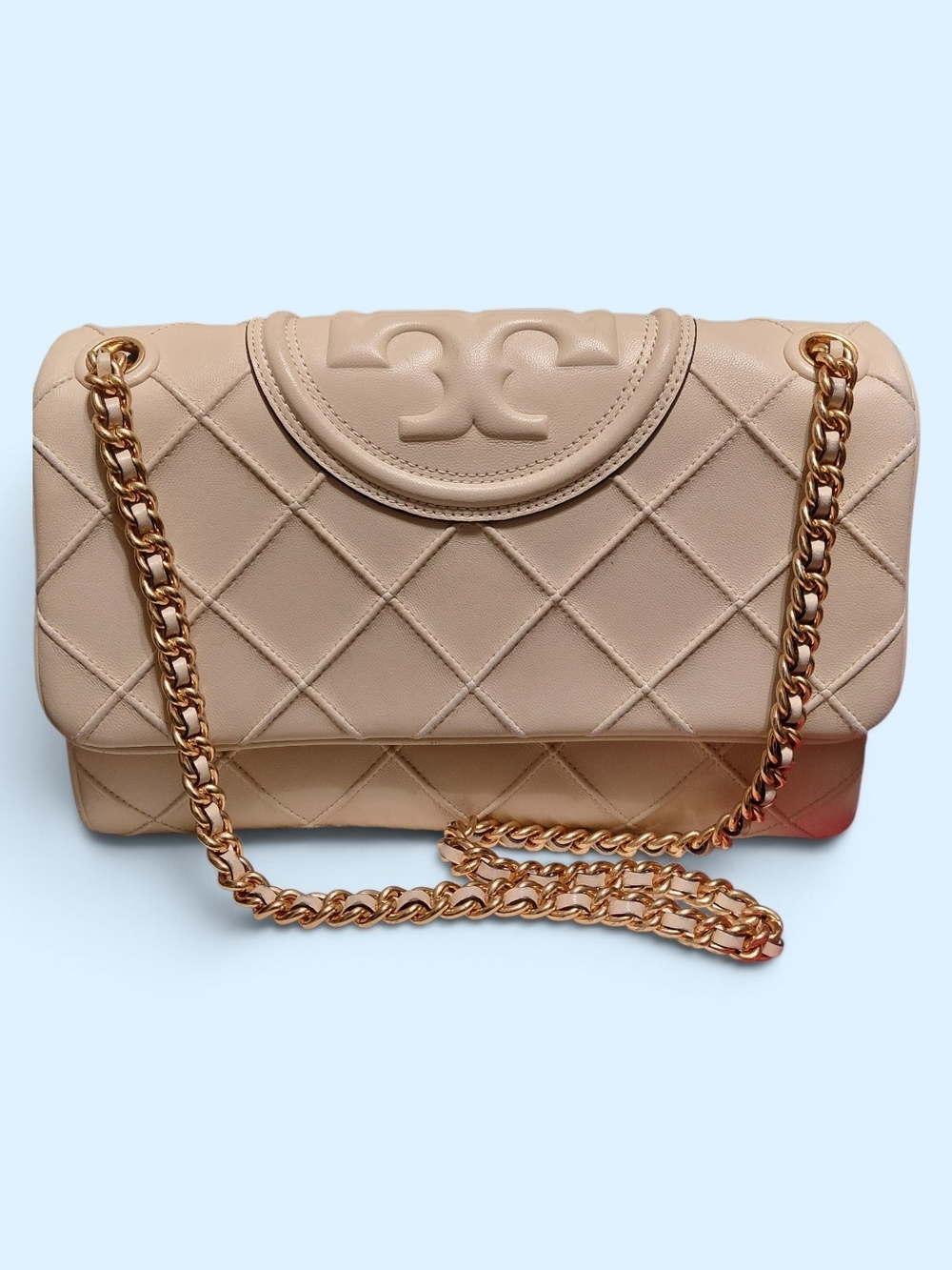 Tory Burch Fleming Shoulder Bag with Gold Chain